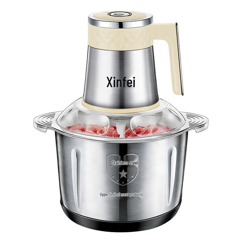 Xinfei Stainless Steel Multi-Function Electric Meat and Vegetable Grinder for Home and Commercial Use