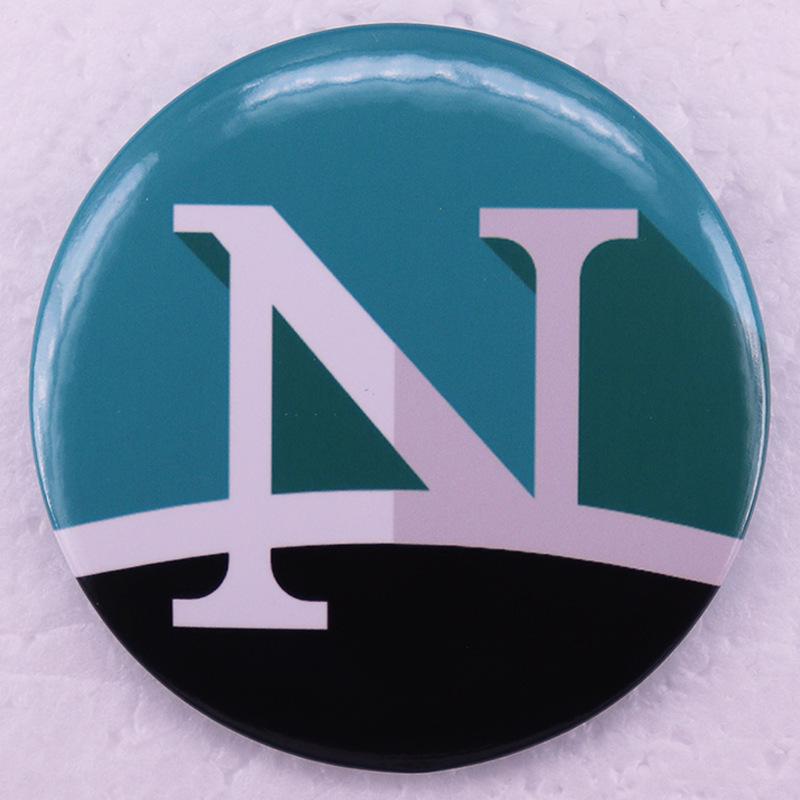 Netscape Communications Corp. Tin Badge Pin