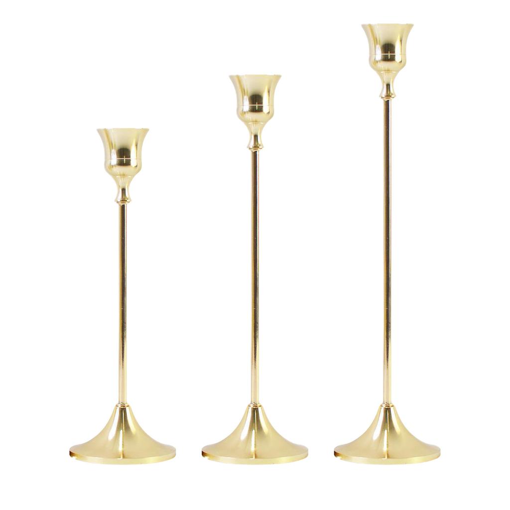 Metal Candle Holder - Alloy Candle Holder Ornaments Brass Candle Holder Wedding Props Creative Candle Holder