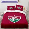 3pcs Football Team (45) Design Cover Set - HD Printed Bedding with 1 Cover and 2 Pillowcases - Perfect for Home and Dorm Decor