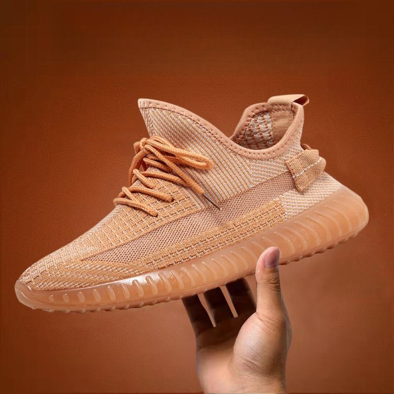 Chaussures Décontractées de Sport Crème Glacée Blanc Pur Style Homme Femme Kaki Drill Pour Chaussures Galaxy Ama Sesame Star Respirantes Été