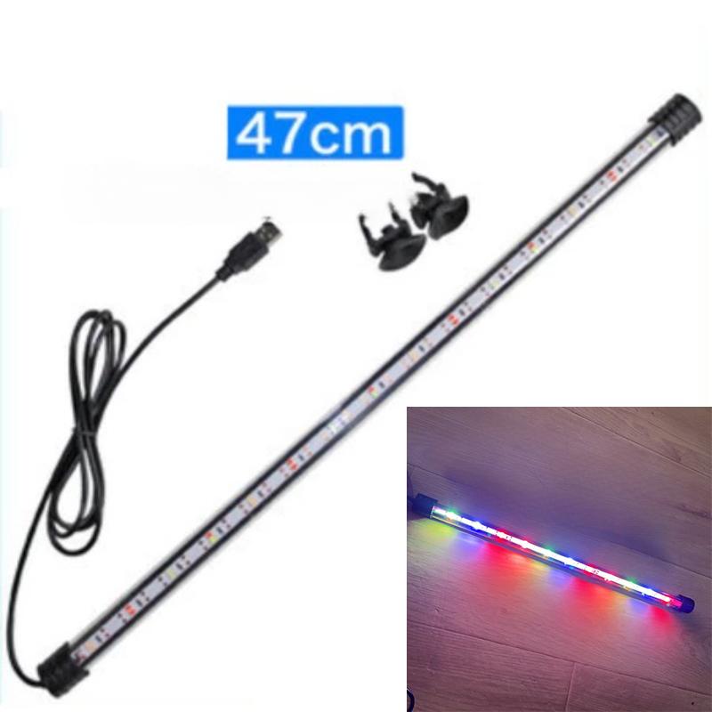 Aquarium Submersible LED Lighting USB Waterproof Mood Lamp for Fish Tank Home Decor Underwater Ambience