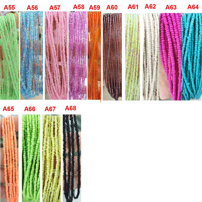 Imitation Pearl Necklace Women Choker Seed Beads Rainbow Stainless Steel Clasp Sailor Buckle Base Chain Gold Color Boho