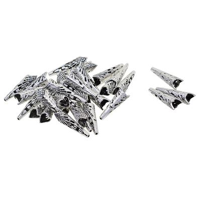 30pz Cappucci Nappa a Corno Cappucci Terminali per Perline Ciondolo Componenti per Gioielli Artigianato Ornamenti