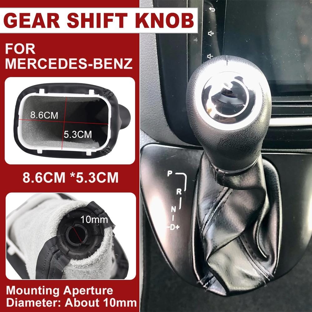 Adatto per Mercedes-Benz Viano / Vecchio Vito / W639 2010-2015 Pomello Leva Cambio Automatico Leva Pomello a Mano Copri Pomello Stile Auto