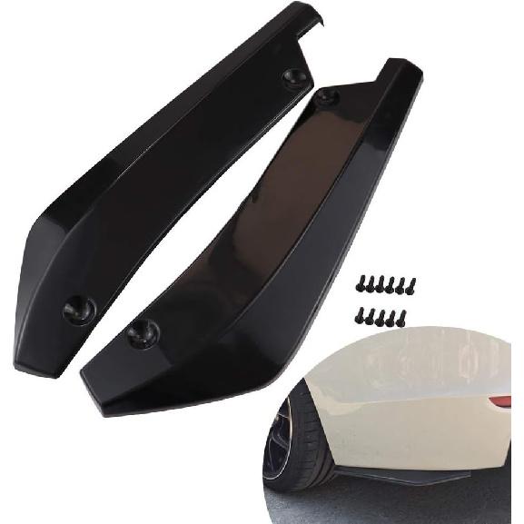 Rear Bumper Diffuser Universal Car Side Fender Skirt Lip Splitter Canard Prot