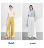 Women's High-Waist Tencel Linen Wide-Leg Pants - Korean Style, Loose Drape, Trendy for Spring/Summer 2026