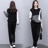 Spring and Autumn New Korean Fashion Suit for Women's Fashionable Age-reducing Slimming Large-size Women's Casual Two-piece Suit