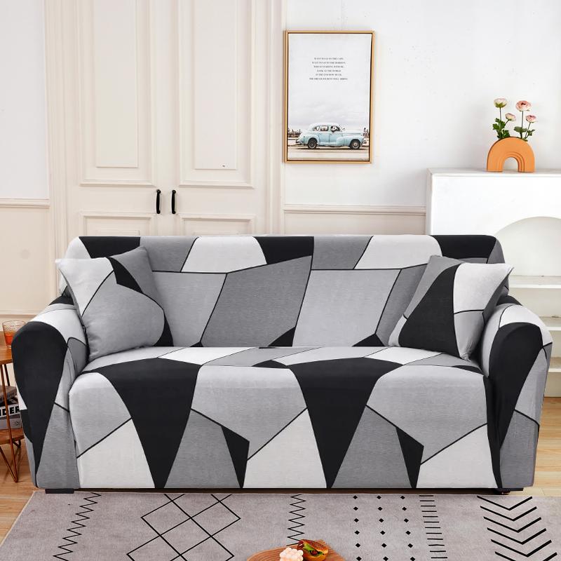 Floral Stretch Sofa Cover Couch Cover Slipcovers Armchair Corner Sofa Cover Chaselong Protector for Pets and Kids Fully Wrap