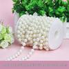 ABS Faux Pearl Beaded Chain - 8MM DIY Wedding & Festive Decor Accessories