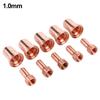 5 Sets Plasma Cutting Torch Consumables Caliber 1.0/1.3mm Electrode 52558 for PT80 PTM80 Plasma Cutting Torch