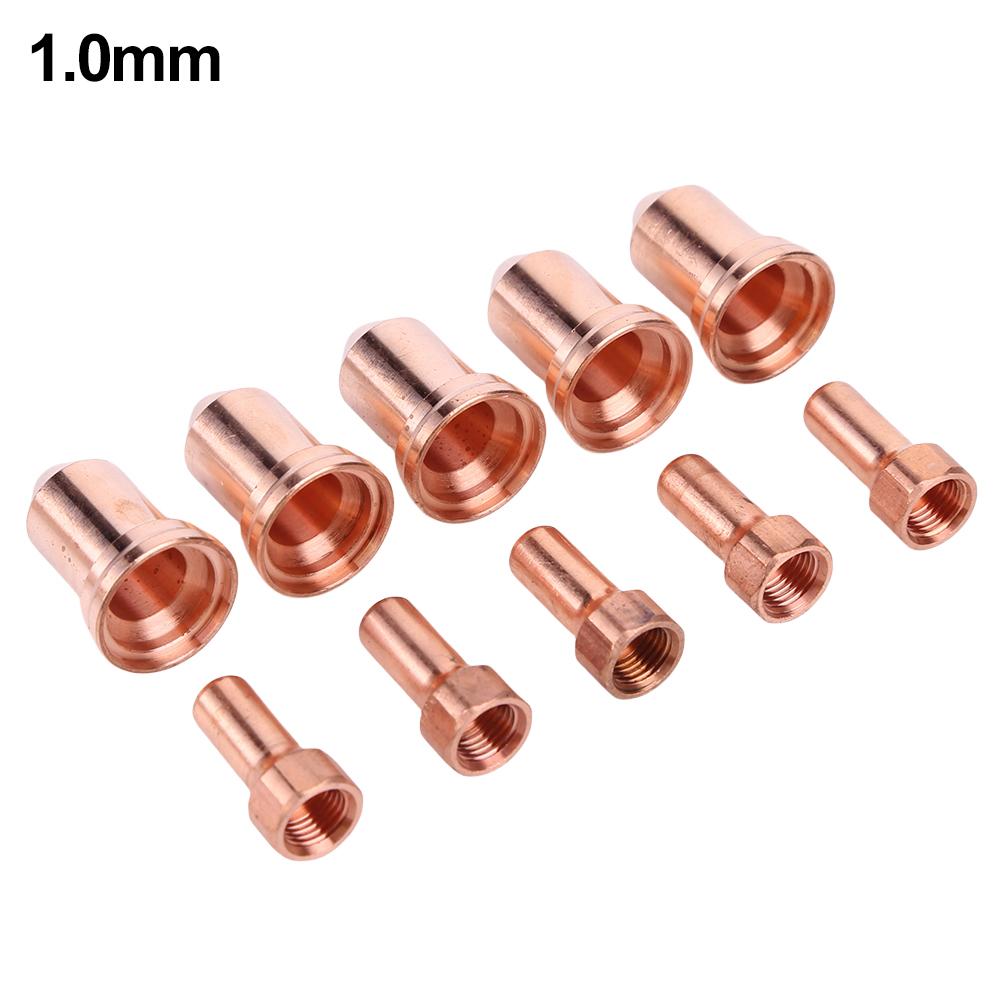 5 Sets Plasma Cutting Torch Consumables Caliber 1.0/1.3mm Electrode 52558 for PT80 PTM80 Plasma Cutting Torch