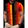 3D Print Mens O-Neck Short Sleeved Tee Street Daily Fashion T-Shirt for Men Oversized Summer Tops