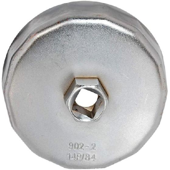 SaferCCTV 84mm 14 Flutes Oil Filter Wrench Cap Socket Removal Tool Compatible with Diesel Engines 3.0L