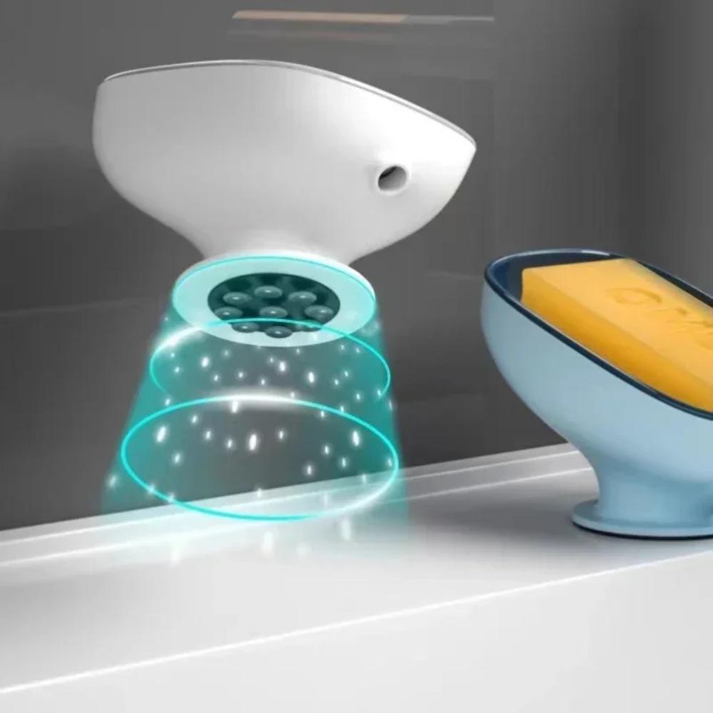 Super Suction Cup Soap Dish with drain water For Bathroom Soap Holder Kithn Sponge Holder Soap container Bathroom Supplies