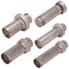 Tubo di Scarico in Acciaio Inossidabile Adattamento Universale Tubo di Scarico per Moto Riduzione del Rumore DB Insert per Moto Scooter