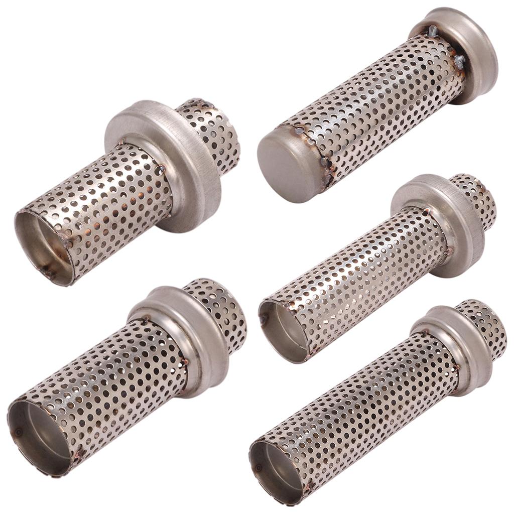 Tubo di Scarico in Acciaio Inossidabile Adattamento Universale Tubo di Scarico per Moto Riduzione del Rumore DB Insert per Moto Scooter