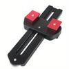 Safety Table Saw Jig Thin Rip Jig for Making Repetitive Narrow Thin Strip Cuts Metal for 3/8" x 3/4" T Slot Woodworking Tools