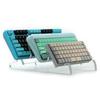 Stabiles Tastatur-Displayregal für Homeoffice Anti-verformter transparenter Acrylhalter 3 Schlitze Tastaturständer-Halterung
