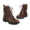 Spring and Autumn Low Heel Short Boots Women's  40-43 Women's Boots Strap Martin Boots