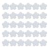 30Pcs Multicolored Fabric Flower Appliques 2CM Flower Charm Hair Accessories For Handmade Hat Bag Clothing Embellishment