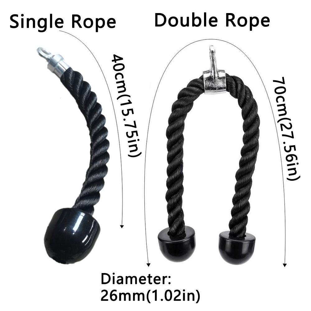 Heavy Duty Fitness Attachment Cable Multi-Use Gym Pulldown Rope Biceps Rope  Gym Workout