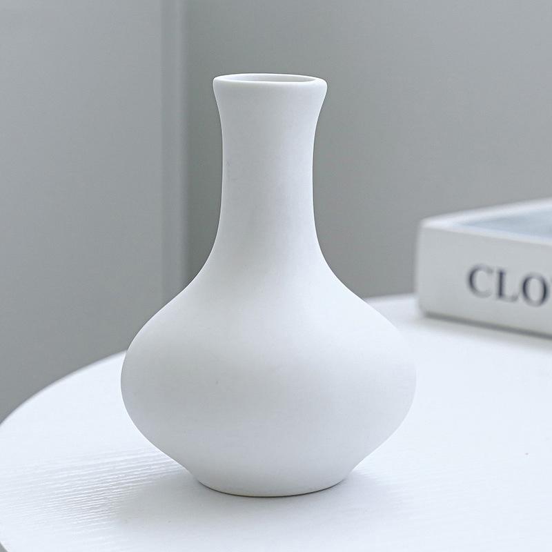5-Piece Set Of Simple Ceramic Vases, Fresh Small Vases, Desktop Decorations, Simple Porch, Tv Cabinet, Home Crafts