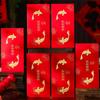 6pcs Traditional Horse Year Red Envelope Cartoon Red Packet Cute Lucky Money Pouch  Spring Festival