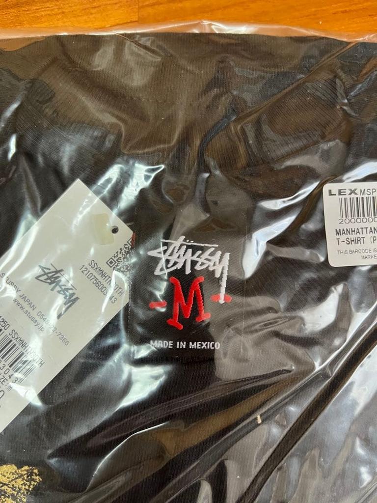 [USED] Stussy Dj Premier Black X Gold M Size