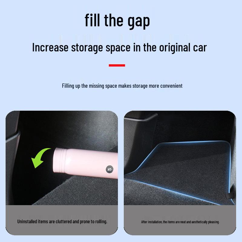 Tesla Model Y Trunk Side Storage Box, TPE Organizer