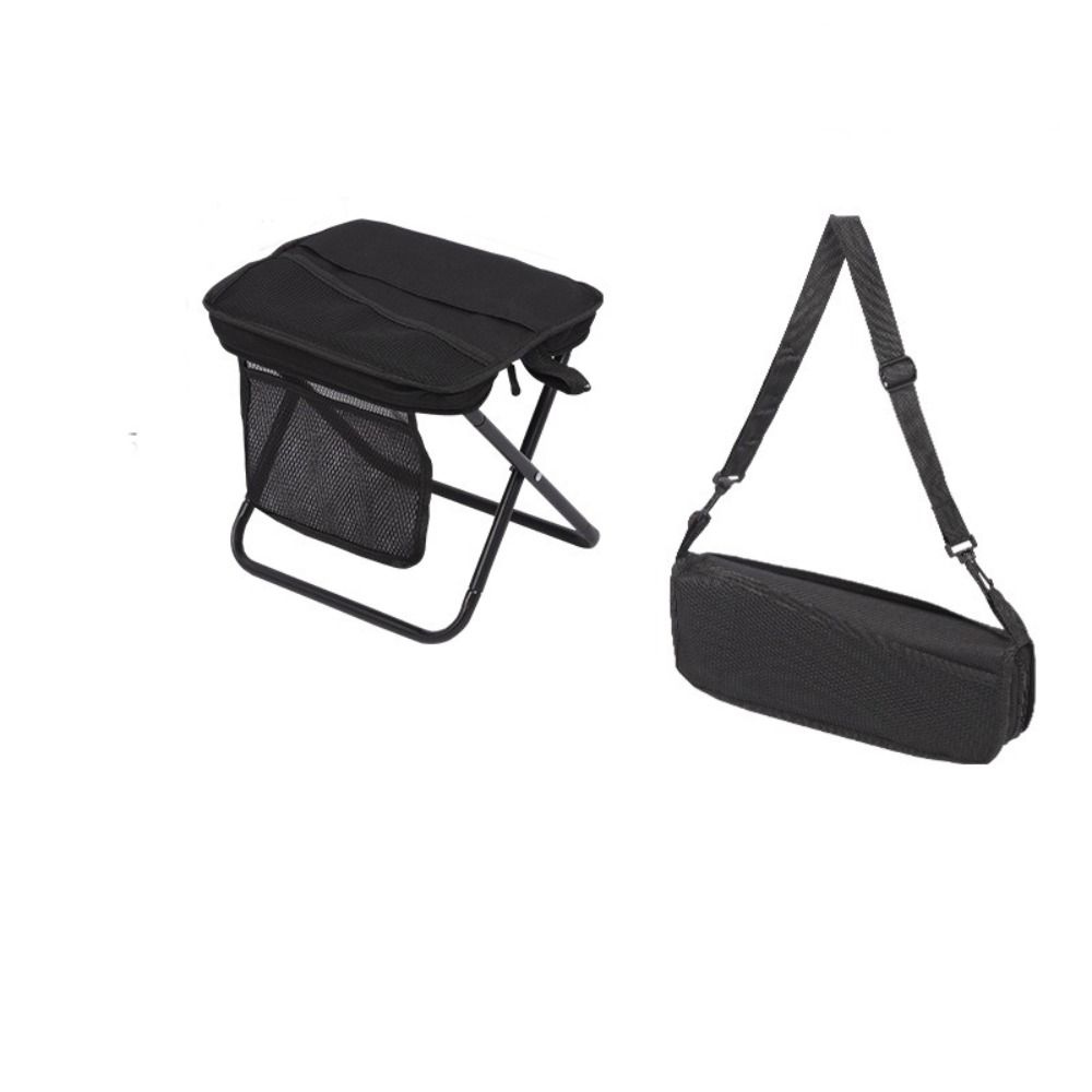 Strong Load-bearing Small Mazar Satchel Sturdy L Pen Bag Stool Folding Backpack Stool  Picnic