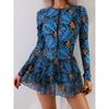 Foreign Trade One-Piece Swimsuit, Sun Protection Clothing, Long-Sleeved Zippered Surfing Suit, European and American Women's Swimsuit, Diving Suit