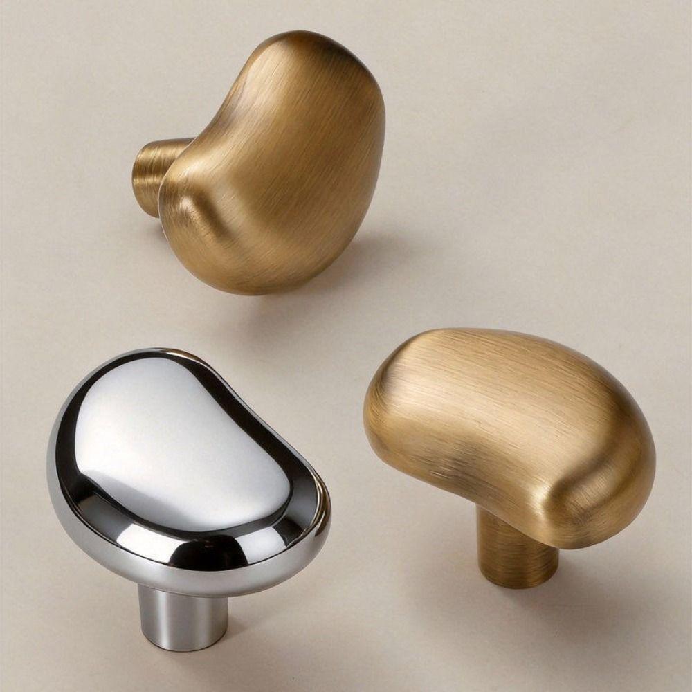 Zinc Alloy Cabinet Handles Solid Gold/Silver Drawer Knobs Nordic Vintage Antique Style Wardrobe Handles Home Improvement