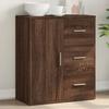 VidaXL Buffet, Sideboard, Storage Cabinet, Living Room Organizer, Interior, Modern, Brown Oak 840477