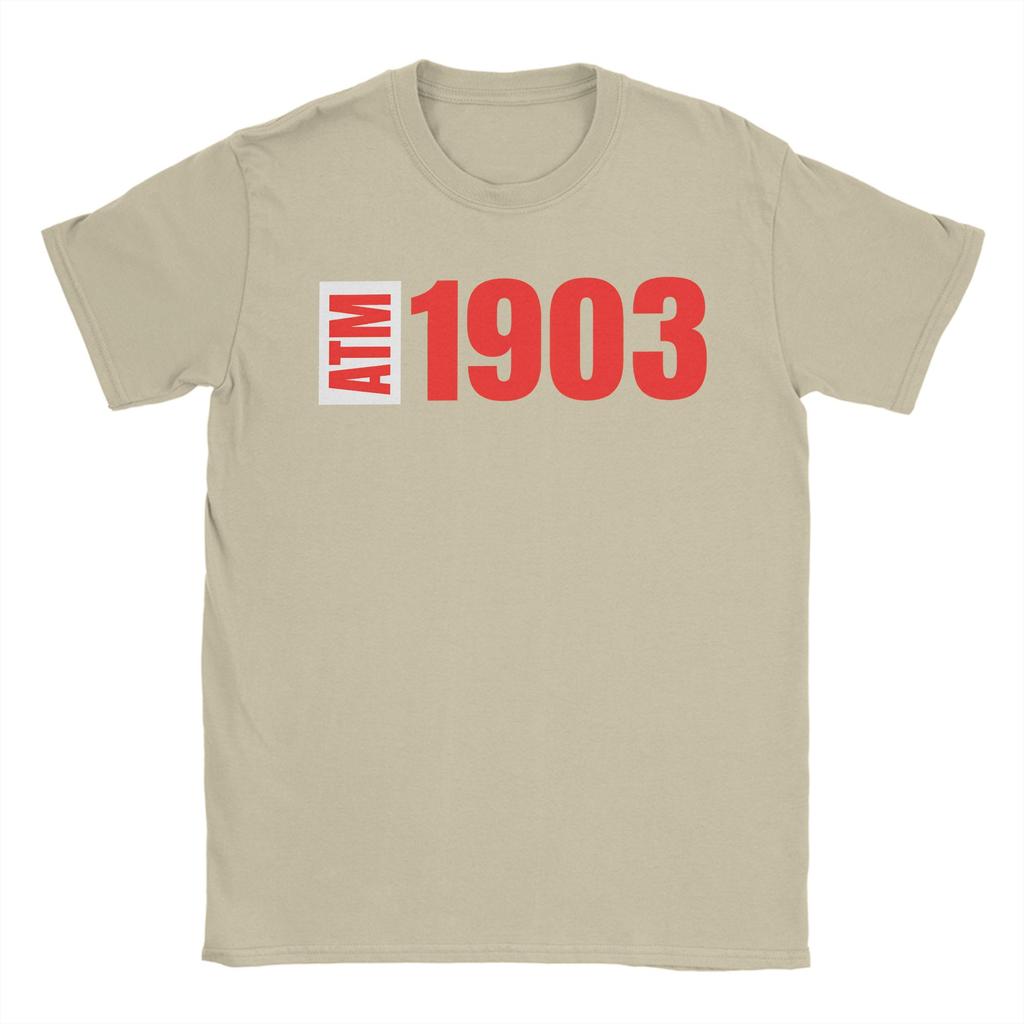 ATM 1903 TShirt for Men  Funny 100 Cotton Tees Crew Neck Short Sleeve T Shirt Birthday Gift Clothes