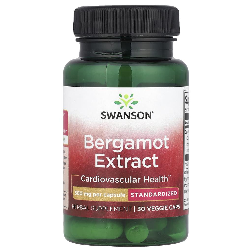 Bergamot Extract, 500Mg, 30 Veggie Caps