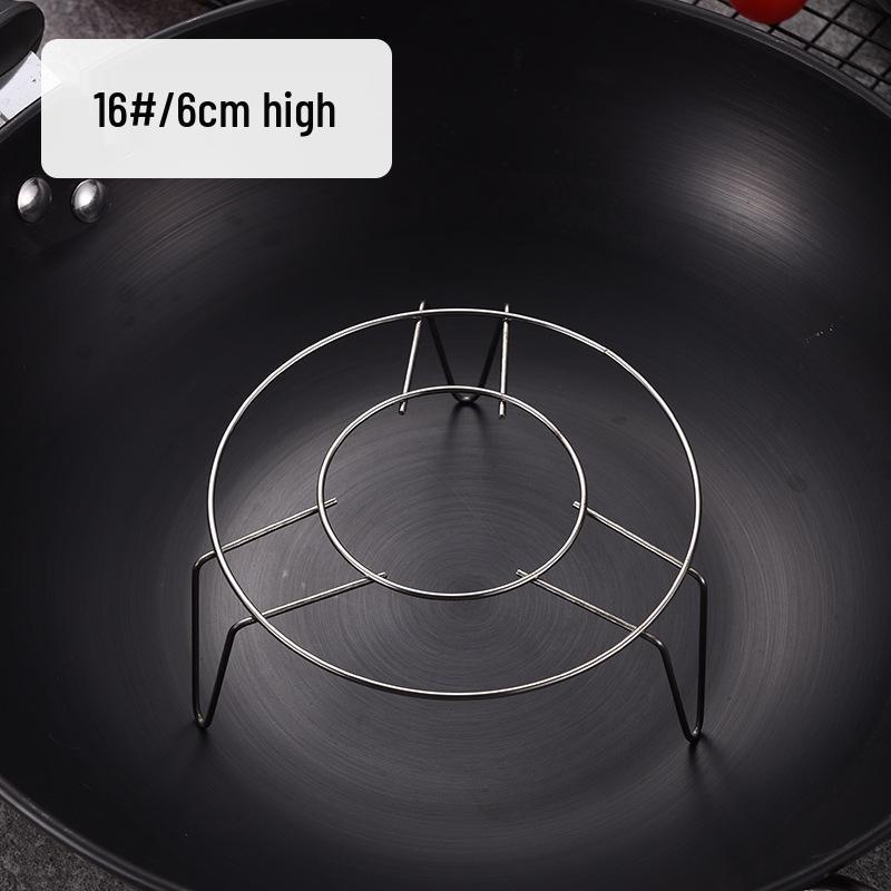 Stainless Steel Multifunctional Steaming Rack for Rice Cookers - Durable and Compact Sheet-Type Tripod
