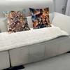Anime Attack ON Titan Office Cushion Pillowcase Car Cushion Cover45X45CM Lumbar Pillowcase Sofa Pillowcover