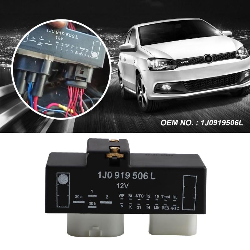 Radiator Fan Control Module/Engine Cooling Fan Control Module Unit Fit for Golf 2008-2014 1J0919506L Radiator Fan Relays