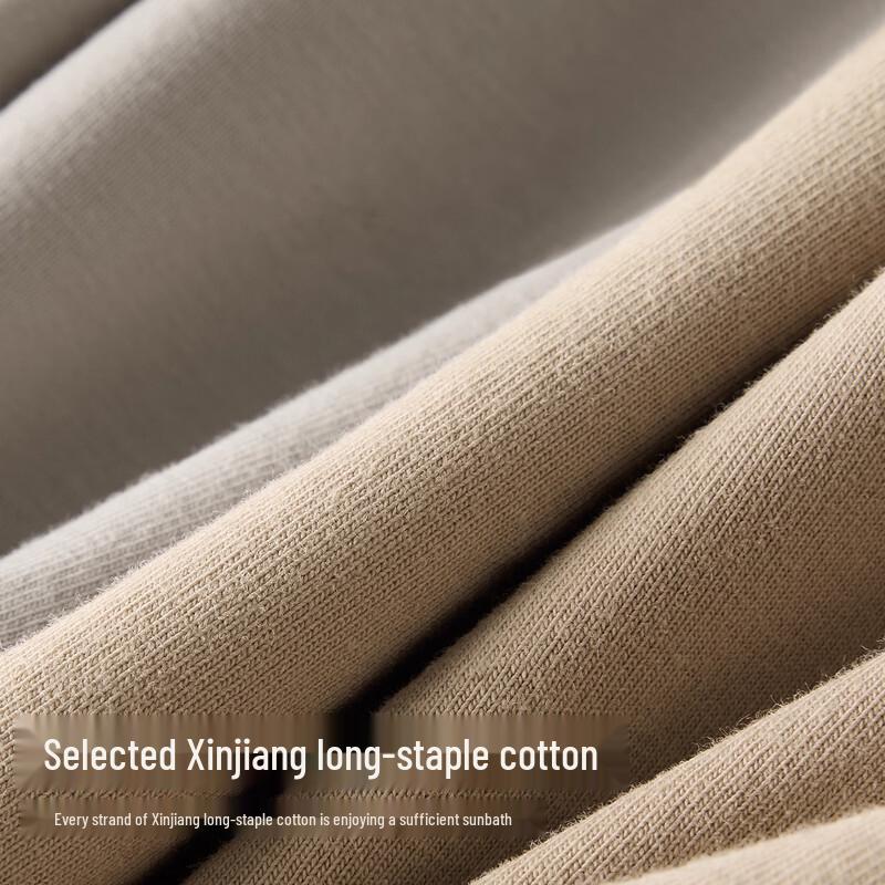 Langsheng Men's 10A Antibacterial Pure Cotton Boxer Briefs 3-Pack