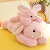 Cute Lying Animal Series Doll Plush Toy Bed Sleeping Doll Throw Pillow Girl Birthday Gift