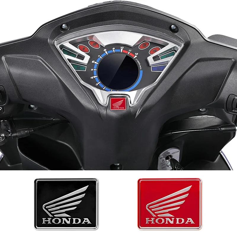 Honda Motorcycle 3D Wing Logo Emblem Sticker Badge Decal for Motorbike Scooter Dashboard Fuel Tank Body Accessories HQ4