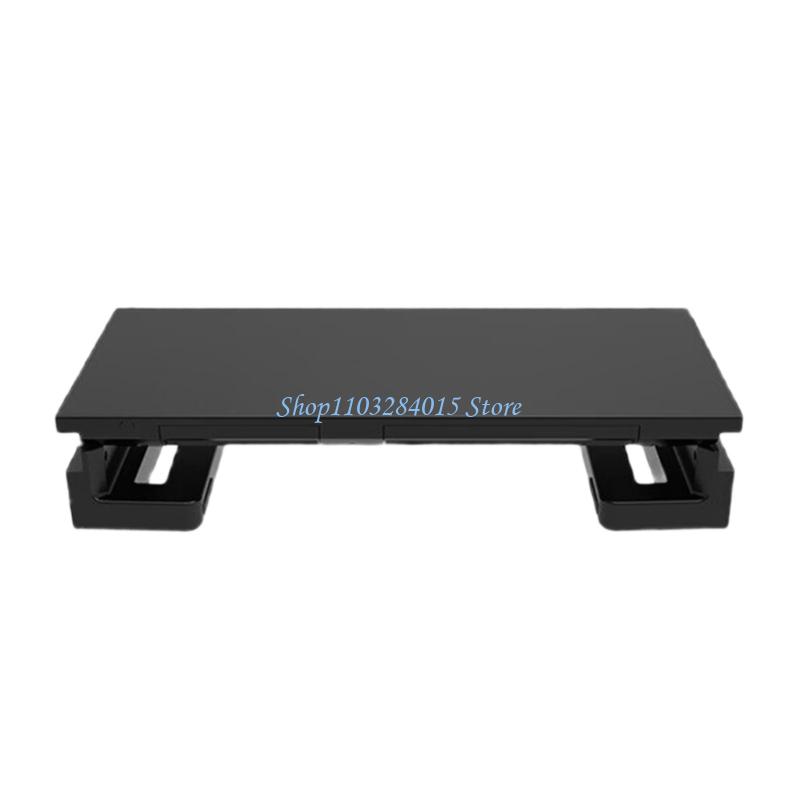 R6FF Comprehensive Computer Monitor Stand With RGBs Lights USB Charging Storage Compartment And Height Adjustability