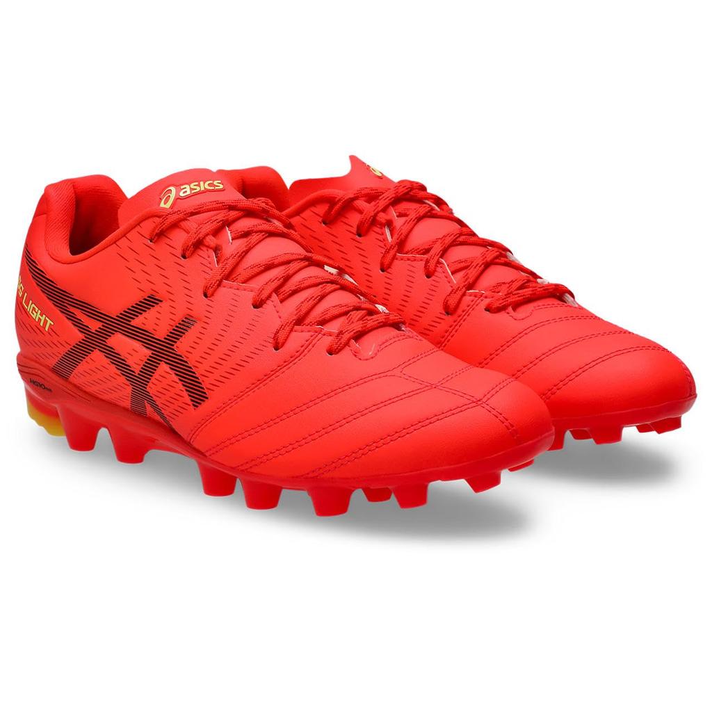 Asics DS LIGHT JR GS 1104A054 Soccer Size 600 Size 2E Shoes, Unisex, (Flash Red/Black), 23.5 Cm,