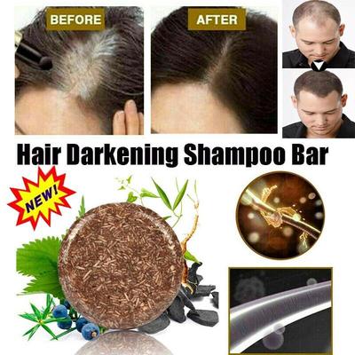 Haarverdunkelnder Shampoo-Riegel, 100 % natürliche Bio-Conditioner-Reparaturpflege