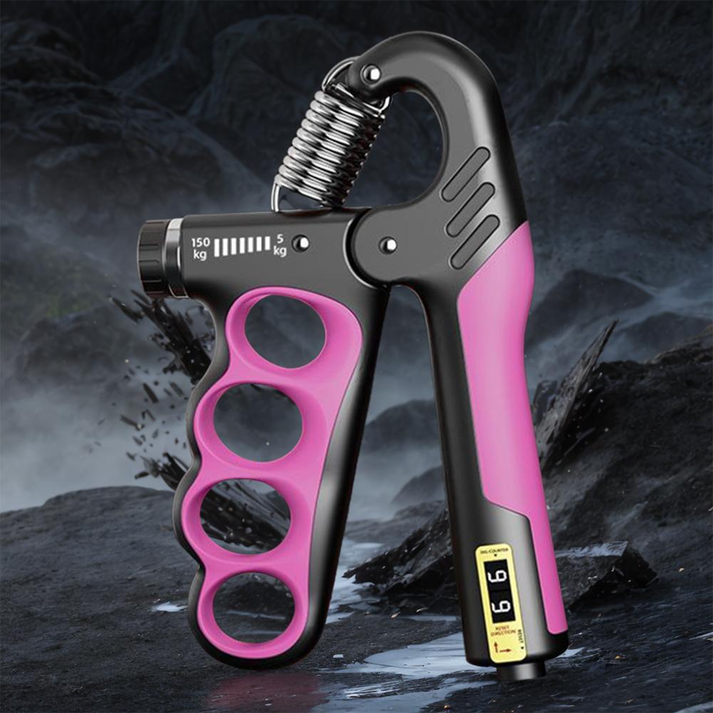 Hand Grip Strengthener Grip Strength Trainer with Counter Ergonomic Hand Gripper R-Shaped Finger Expander for Arm Wrists Fingers