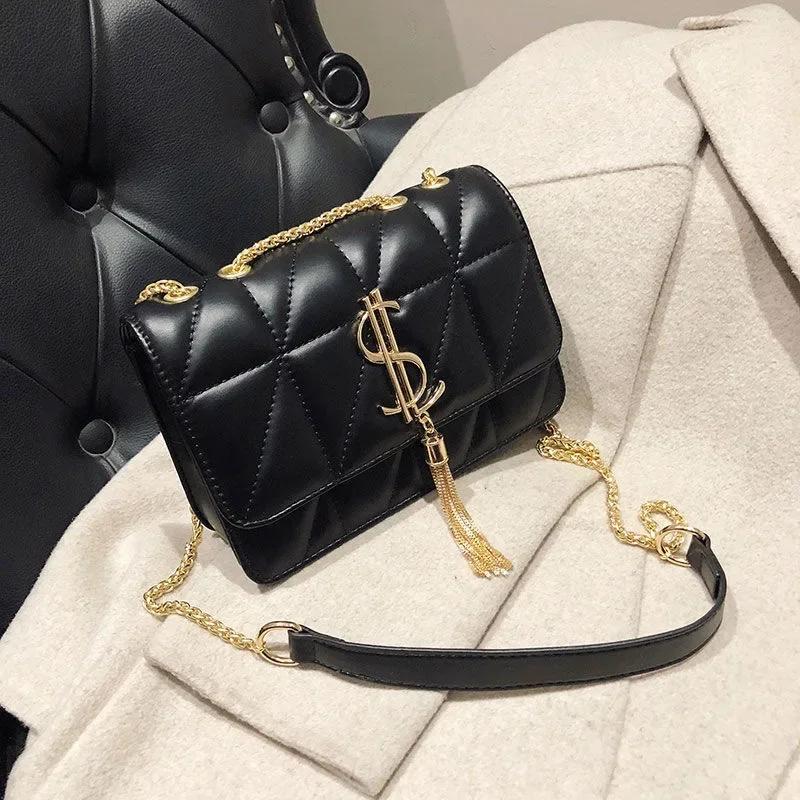 Simple Oblique Straddle Bag Fashionable and Advanced Fashionable and Fashionable One Shoulder Chain Small Bag