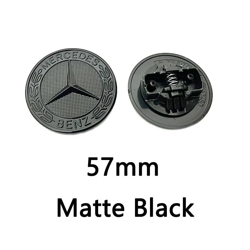 

Car Sticker 1pcs 44mm 57mm 74mm Metal For Mercedes Benz Front Hood Bonnet Head GLA GLB GLC GLE E200 E260 E300 Car Badge Emblem A
