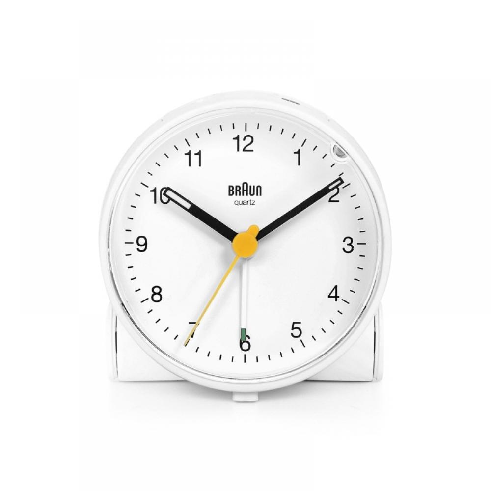 Braun Bc01w Classic Analog Lighting Crescendo Alarm Low Noise Public Desk Clock