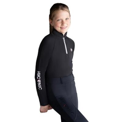 HYCONIC Childrens/Kids Logo Quarter Zip Base Layer Top